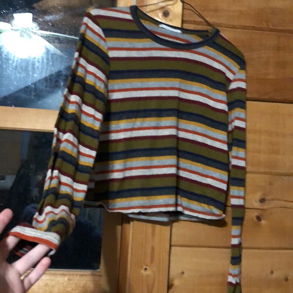 CAUTION TO THE WIND long sleeve tee